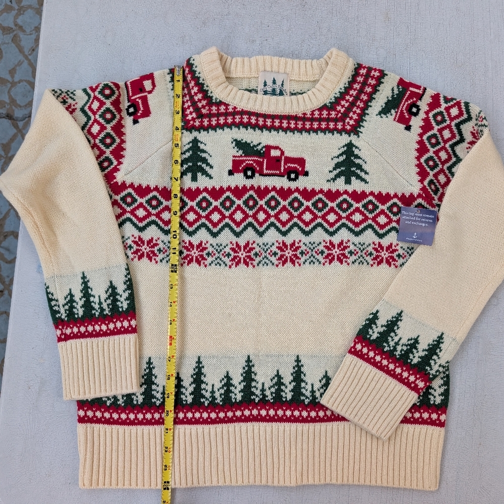 Kiel James Patrick Cream Sweater - Large